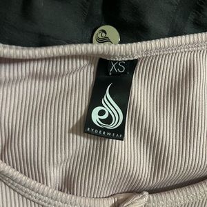 Thick cropped t shirt